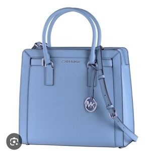 Michael Kors Light Blue Satchel